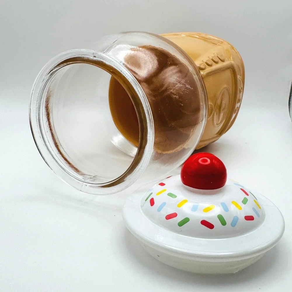Target Gumball Machine Cookie Jar Candy Canister 25¢ Glass Nostalgic Retro